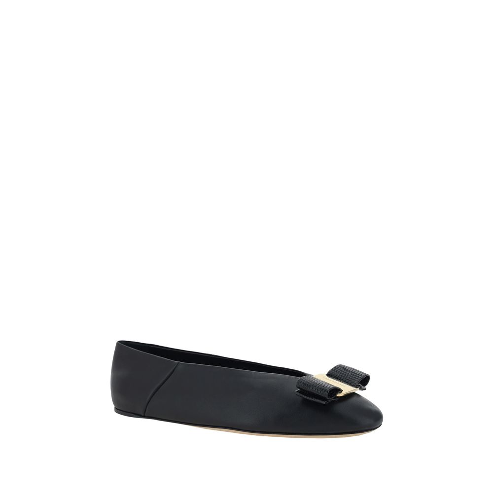 Ferragamo Ferragamo Vara Ballerinas/EU35.5/US5.5/Black