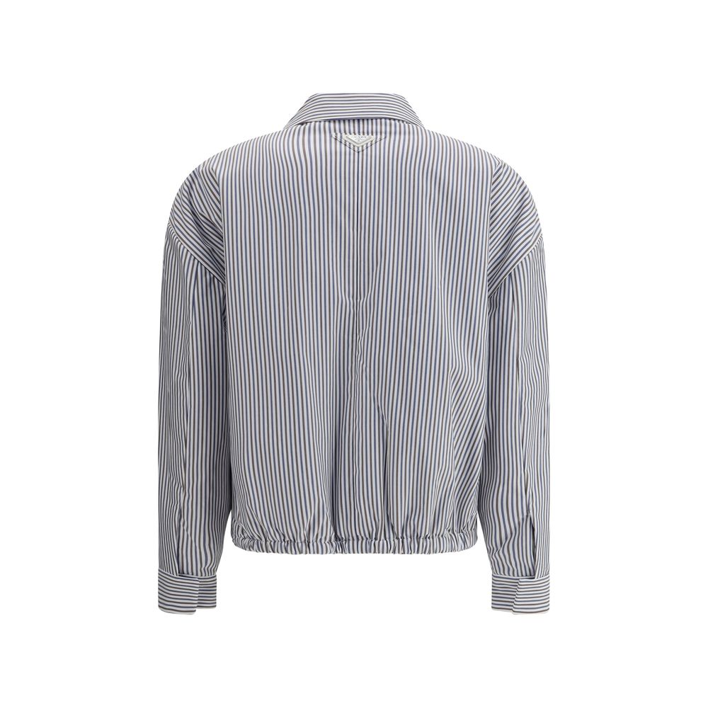 Prada Prada Striped Zip Jacket/IT42 | L/Multicolor