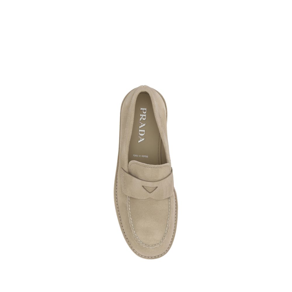 Prada Prada Suede Loafers/EU42/US9/Beige