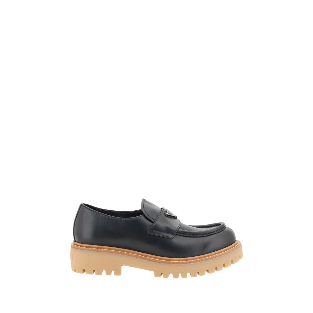 Prada Prada Leather Loafers/EU39/US6/Black