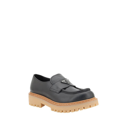 Prada Prada Leather Loafers/EU39.5/US6.5/Black