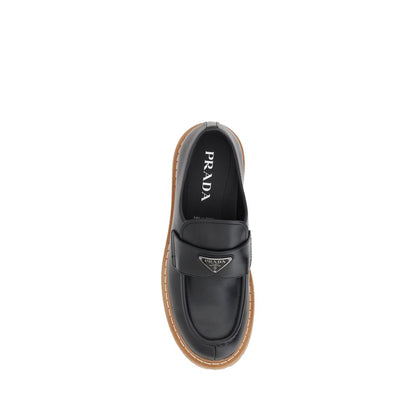 Prada Prada Leather Loafers/EU39.5/US6.5/Black