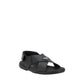 Prada Logoed Sandals/EU40.5/US7.5/Black