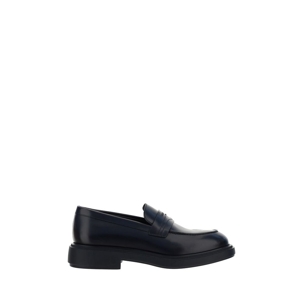 Ferragamo Penny Loafers/EU41/US8/Black