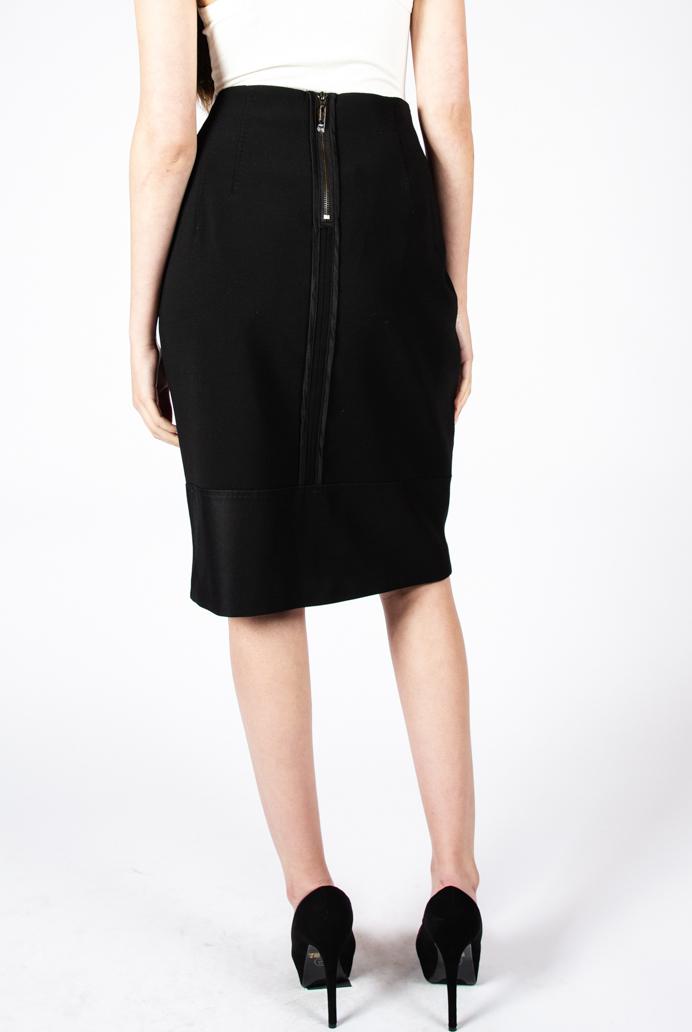 Amanda Wakeley Mid-Rise Pleated Aline Skirt