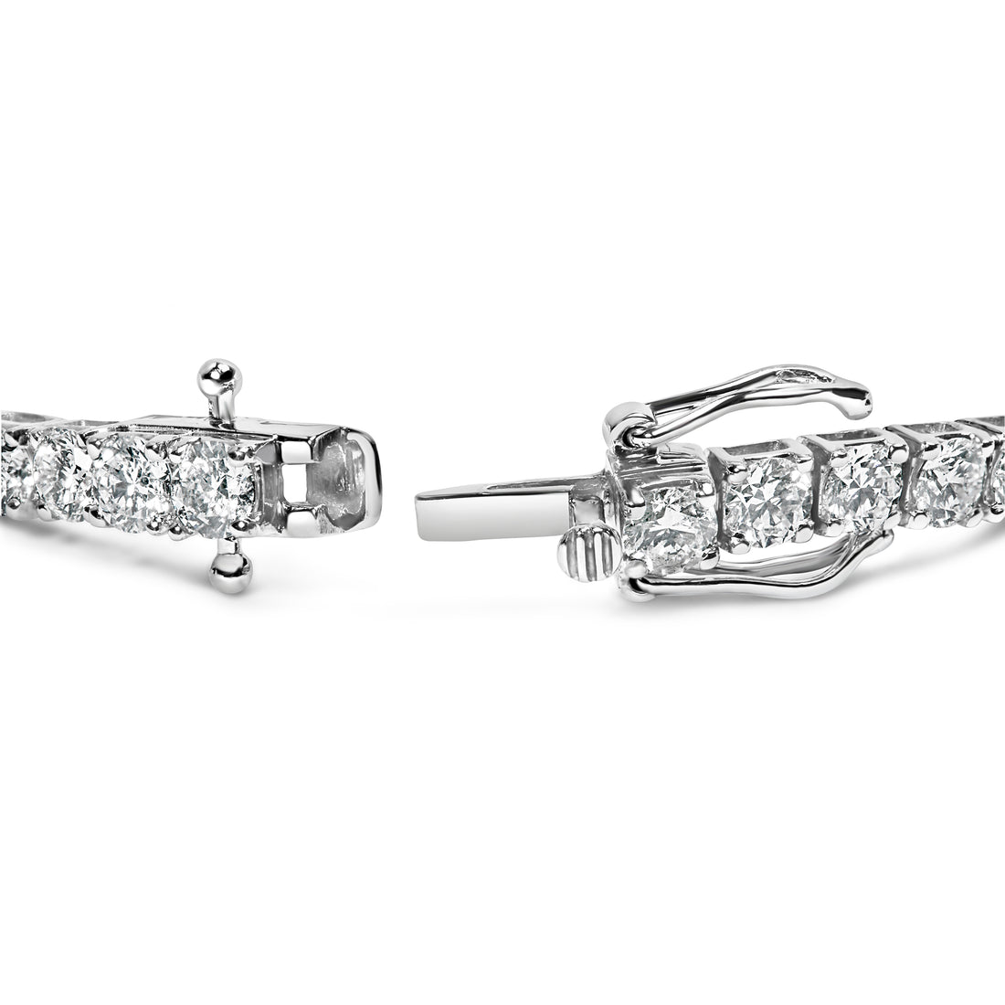 Haus of Brilliance .925 Sterling Silver 2.0 Cttw Diamond Classic Link Tennis Bracelet (I-J Color, I2-I3 Clarity) - 7-1/4&quot;