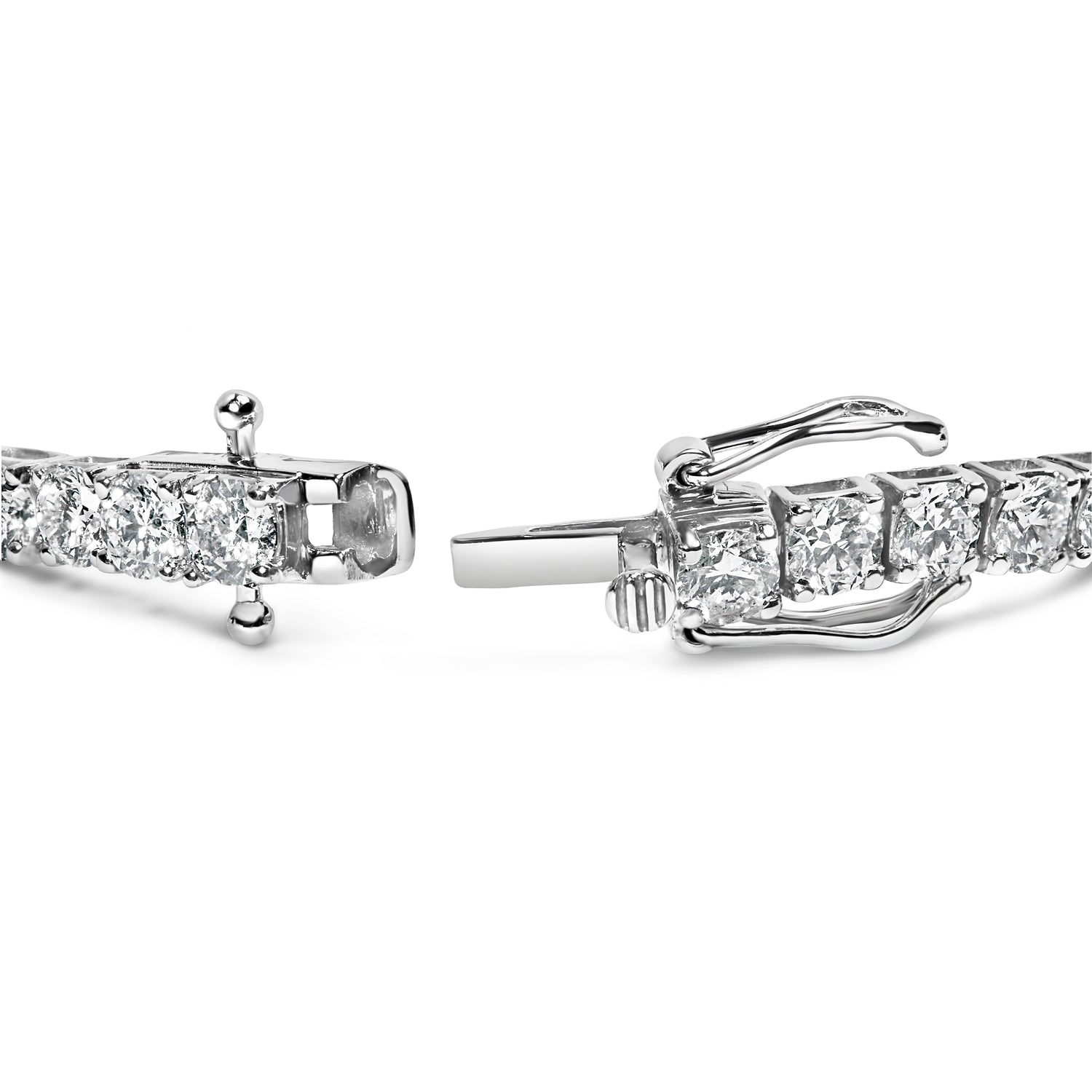 Haus of Brilliance .925 Sterling Silver 2.0 Cttw Diamond Classic Link Tennis Bracelet (I-J Color, I2-I3 Clarity) - 7-1/4&quot;