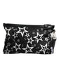 Dolce & Gabbana Dolce & Gabbana Black White Stars Pattern Clutch Pouch Bag/one size/Black and White