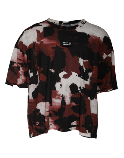 Dolce &amp; Gabbana Multicolor Camouflage Crew Neck T-shirt/IT56 | XXL/Multicolor