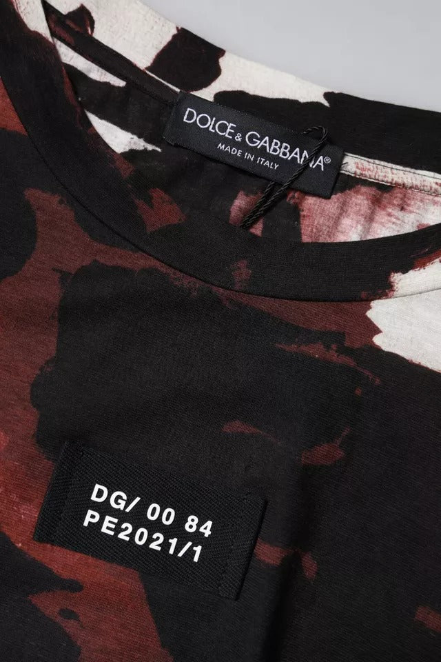 Dolce &amp; Gabbana Multicolor Camouflage Crew Neck T-shirt/IT56 | XXL/Multicolor