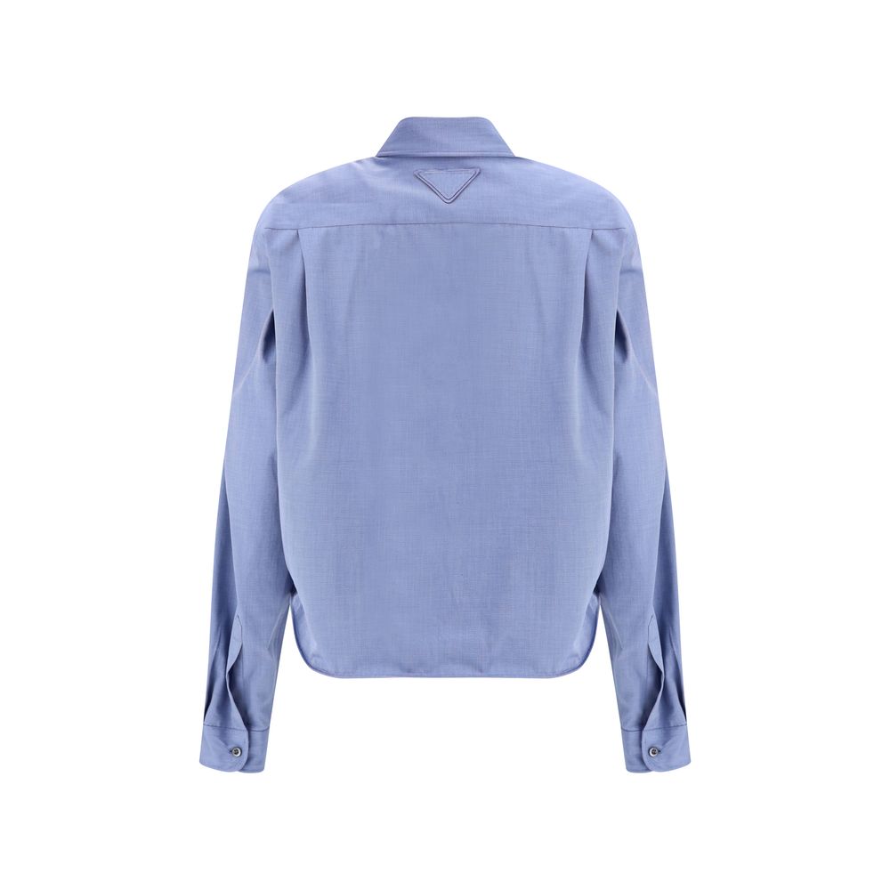 Prada Prada Shirt with adjustable hem/IT42 | L/Light Blue