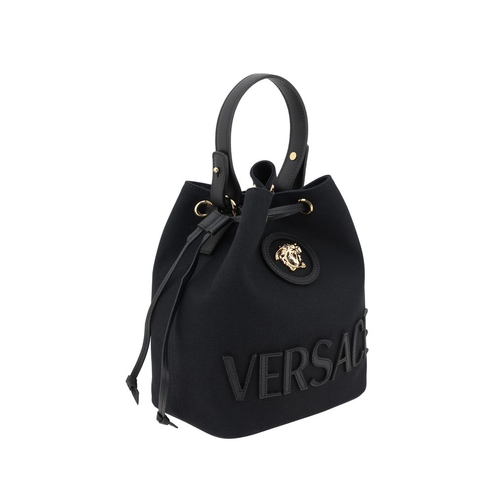 Versace La Medusa Bucket Bag/one size/Black