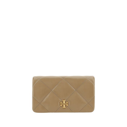 Tory Burch Kira Diamond Shoulder Wallet/one size/Brown