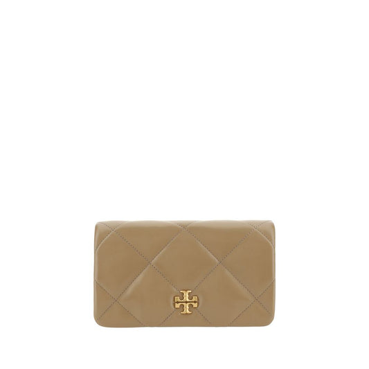 Tory Burch Kira Diamond Shoulder Wallet/one size/Brown