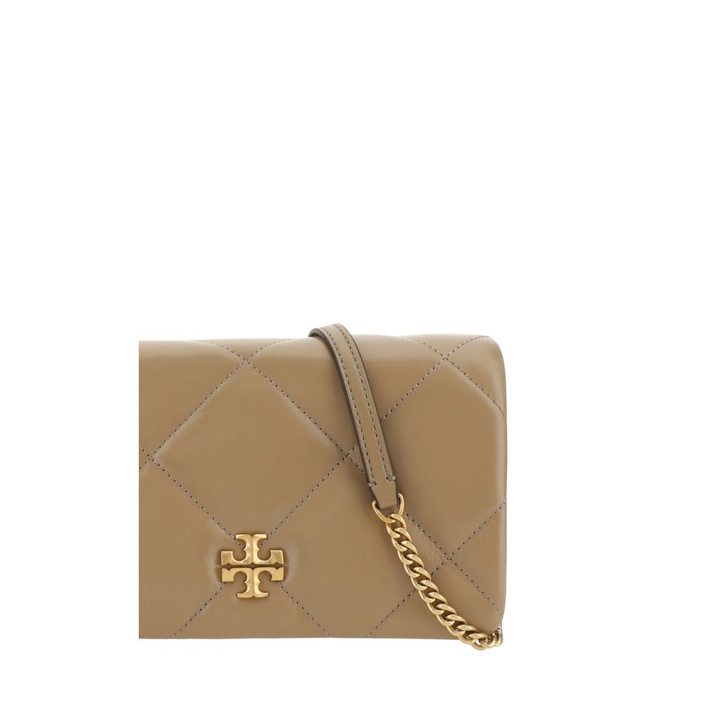 Tory Burch Kira Diamond Shoulder Wallet/one size/Brown