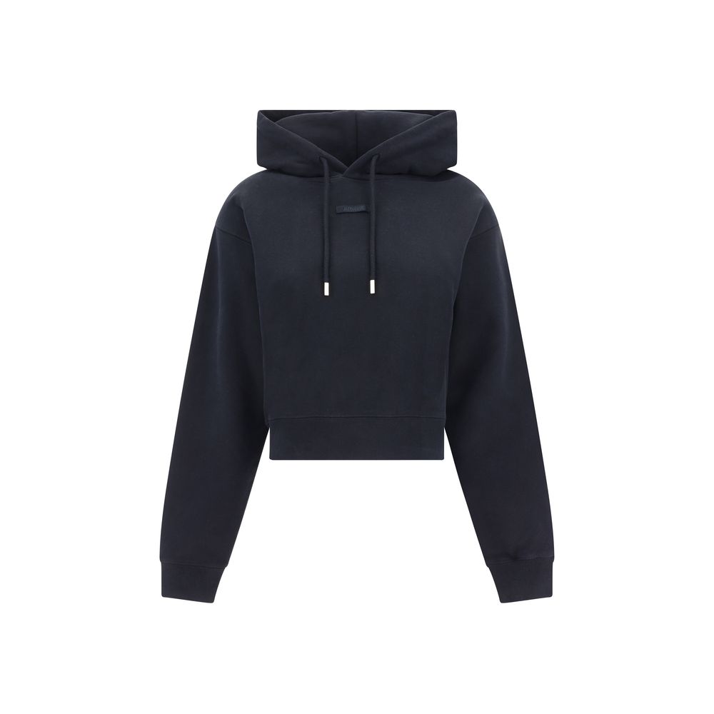 Jacquemus Jacquemus Logoed Hoodie/M/Black