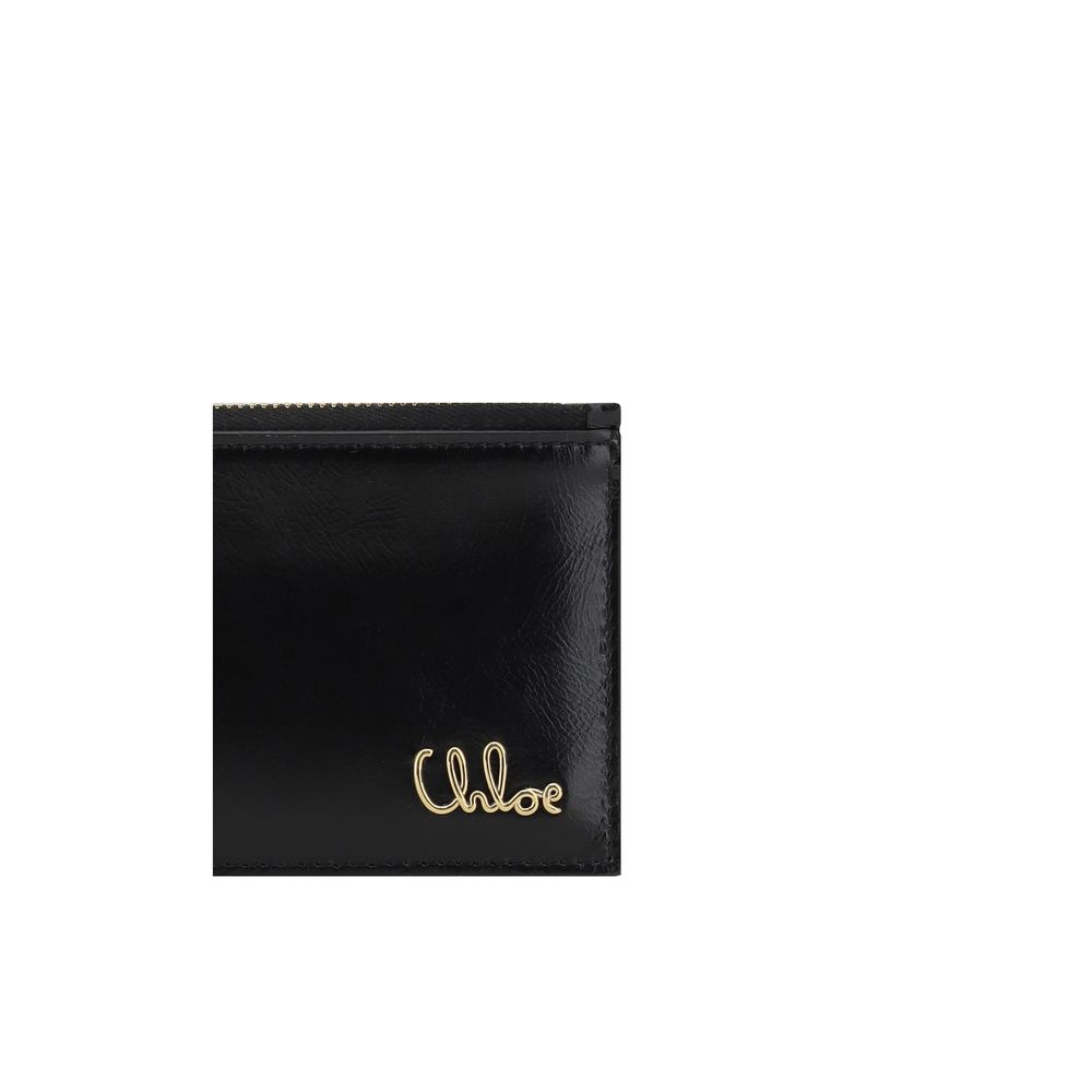 Chloé Chloé Logoed Card Holder/one size/Black