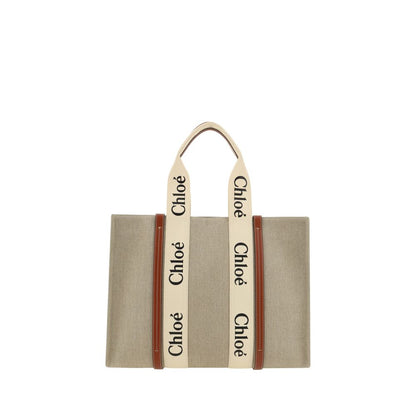 Chloé Chloé Woody Handbag/one size/Beige