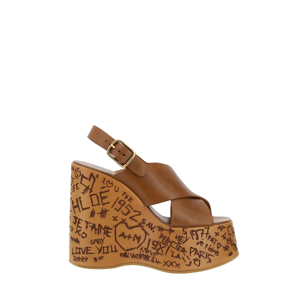 Chloé Chloé Maxime Sandals/EU40/US10/Brown