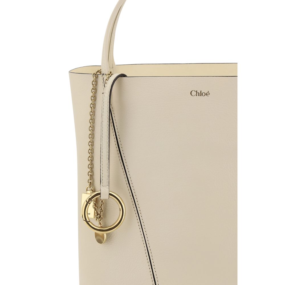 Chloé Chloé Spin Shoulder Bag/one size/Cream