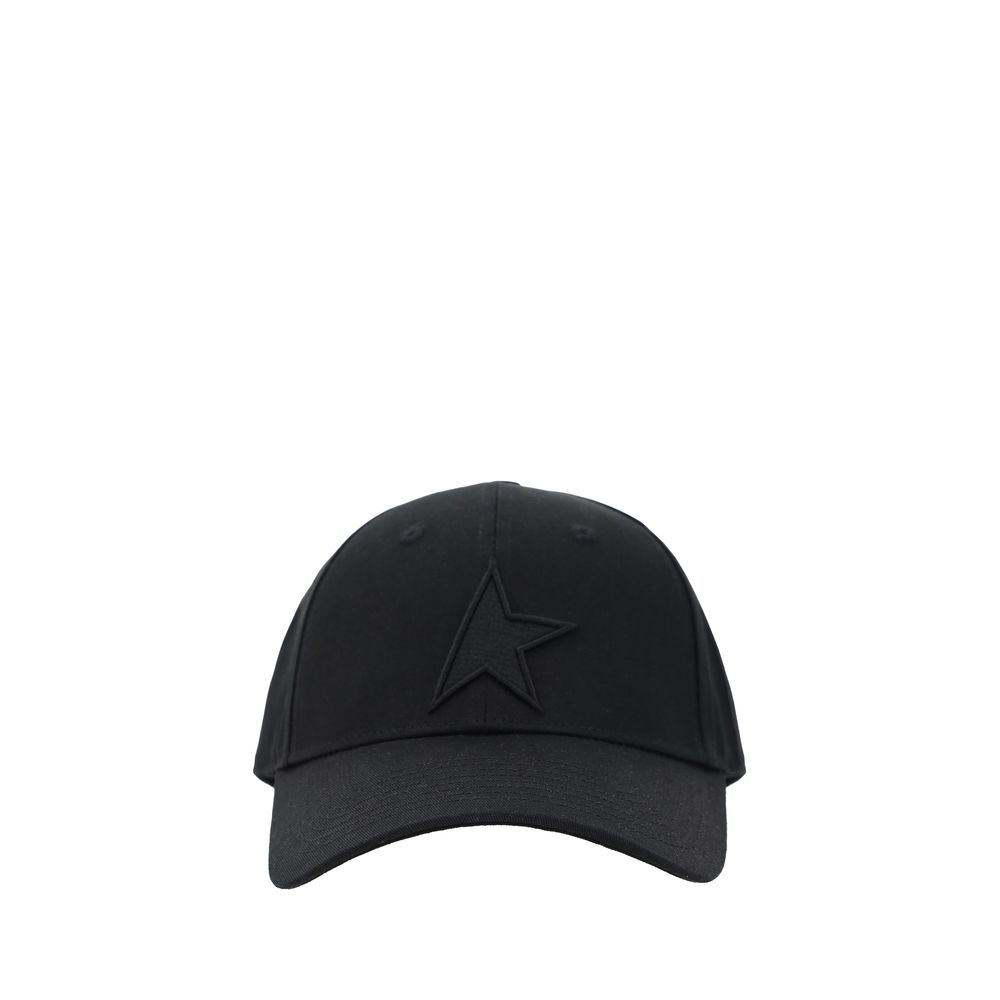 Golden Goose Golden Goose Star Baseball Cap/S-M/Black