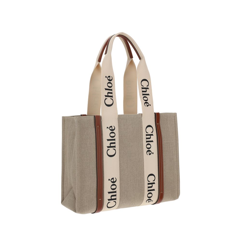 Chloé Chloé Woody Shoulder Bag/one size/Beige