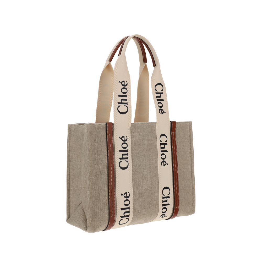 Chloé Chloé Woody Shoulder Bag/one size/Beige