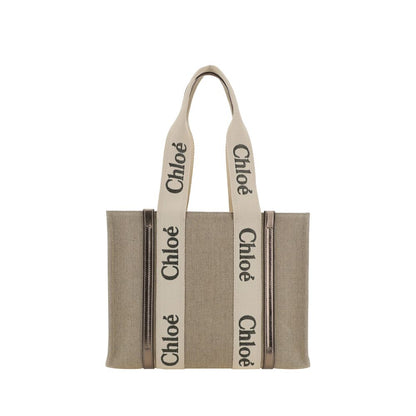 Chloé Chloé Woody Shoulder Bag/one size/Beige