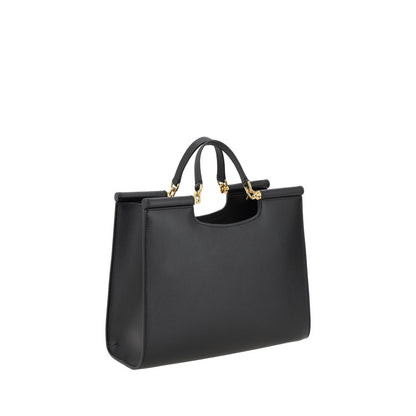 Dolce &amp; Gabbana Sicily Small Tote Bag/one size/Black