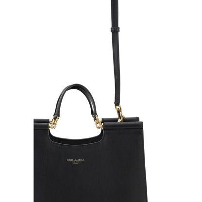 Dolce &amp; Gabbana Sicily Small Tote Bag/one size/Black
