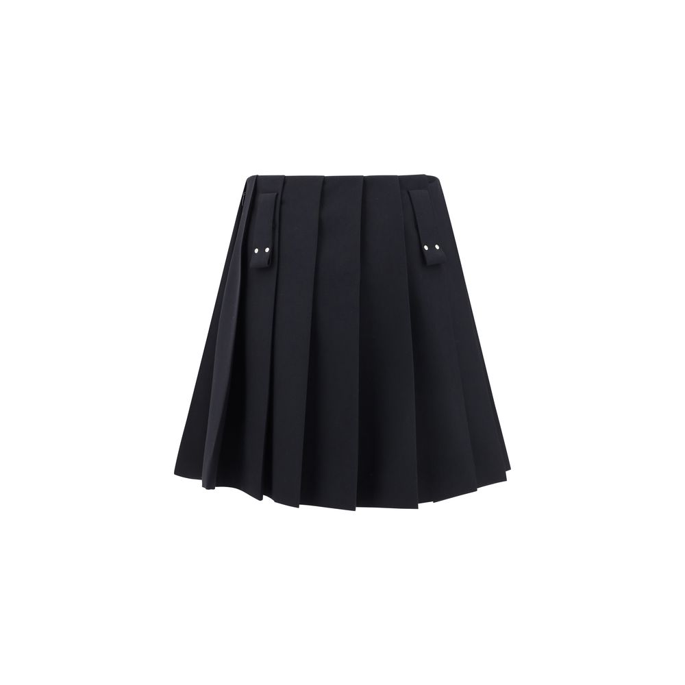 Prada Prada Wool pleated Miniskirt/IT40 | M/Blue