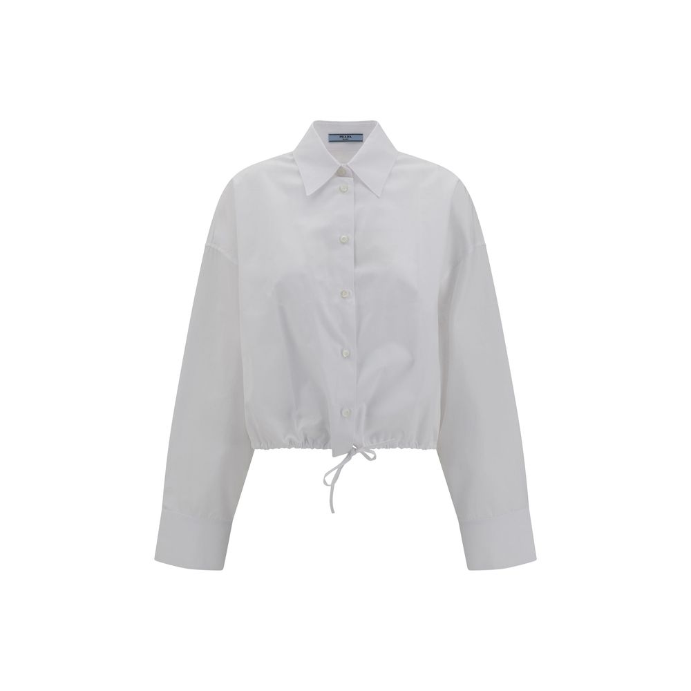 Prada Prada Cropped Shirt/IT42 | L/White