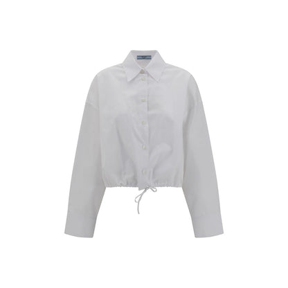 Prada Prada Cropped Shirt/IT42 | L/White