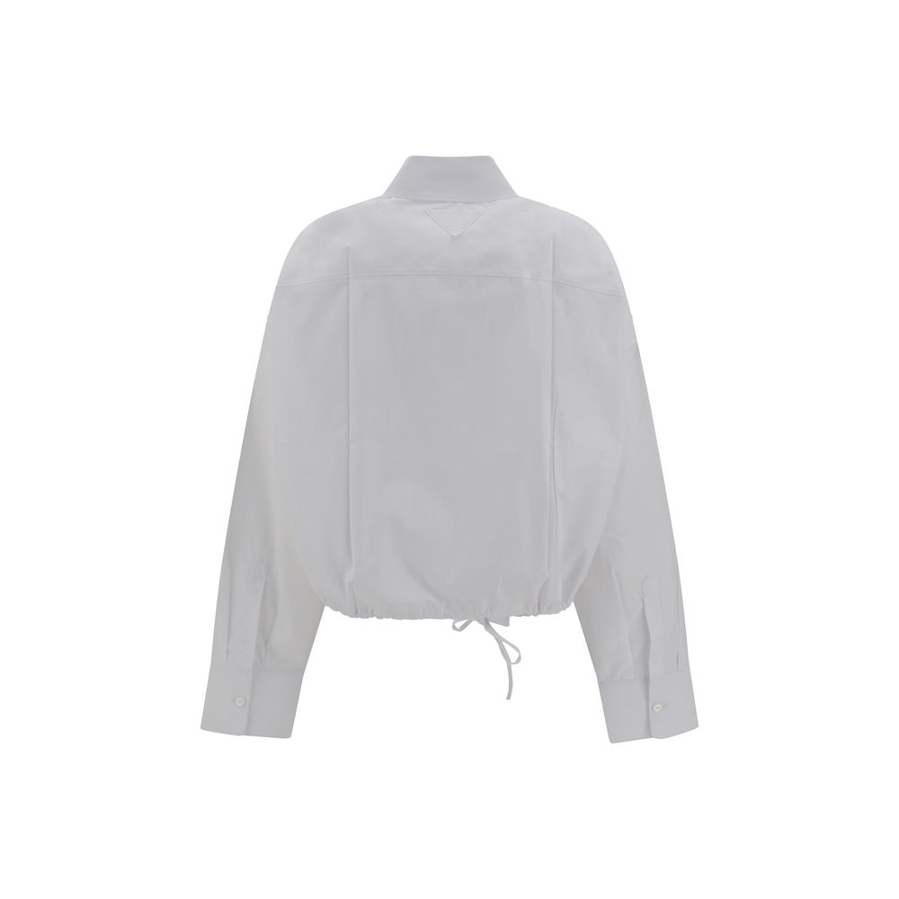 Prada Prada Cropped Shirt/IT42 | L/White