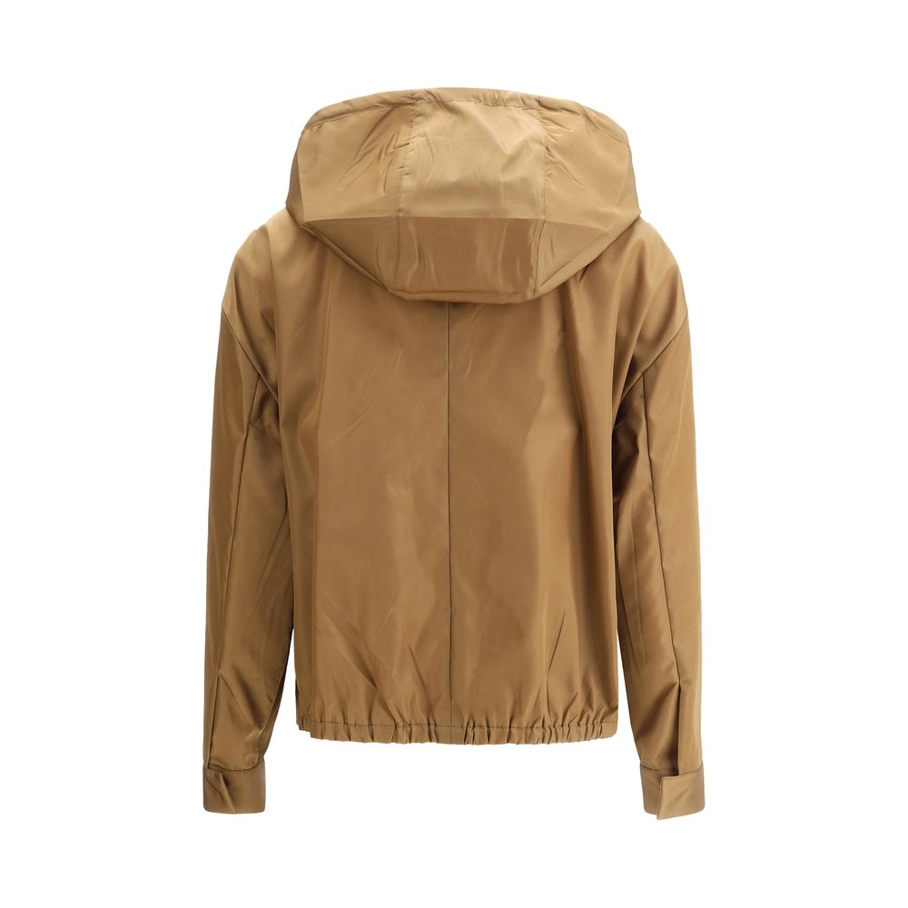 Prada Prada Waterproof hooded Jacket/IT42 | L/Brown