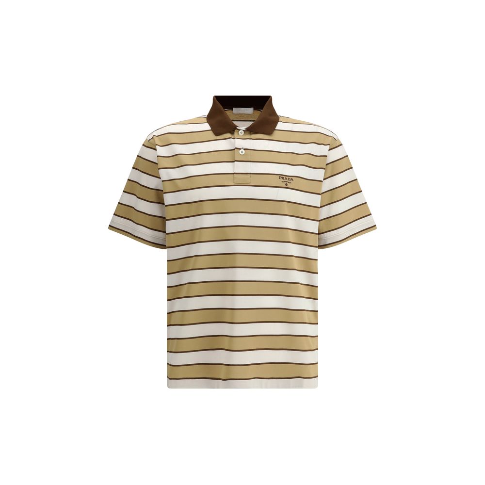 Prada Prada Striped Polo Shirt/M/Multicolor