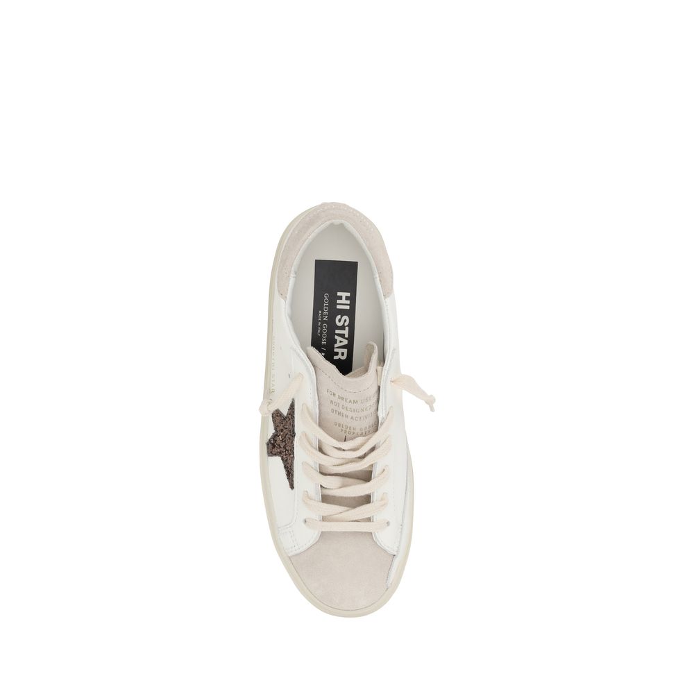 Golden Goose Golden Goose Hi Star Sneakers/EU40/US10/Beige