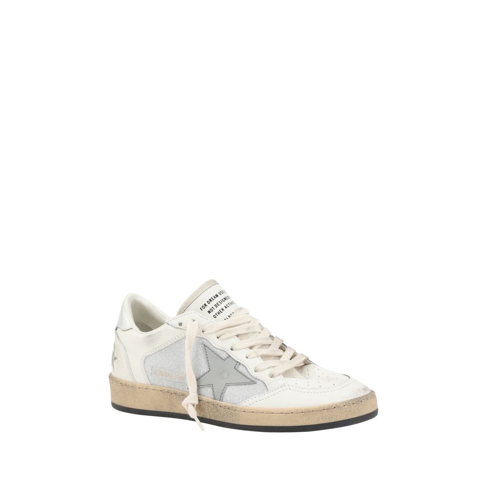 Golden Goose Golden Goose Ball Star Sneakers/EU40/US10/Silver