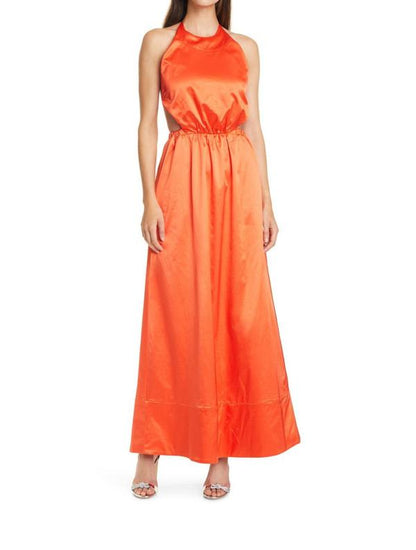 STAUD Sidney Maxi Dress - Orange