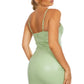 Tic Toc Avocado Leather Keyhole Bodycon Mini