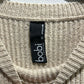 Bobi Side Stripe Sweater - /Beige - S