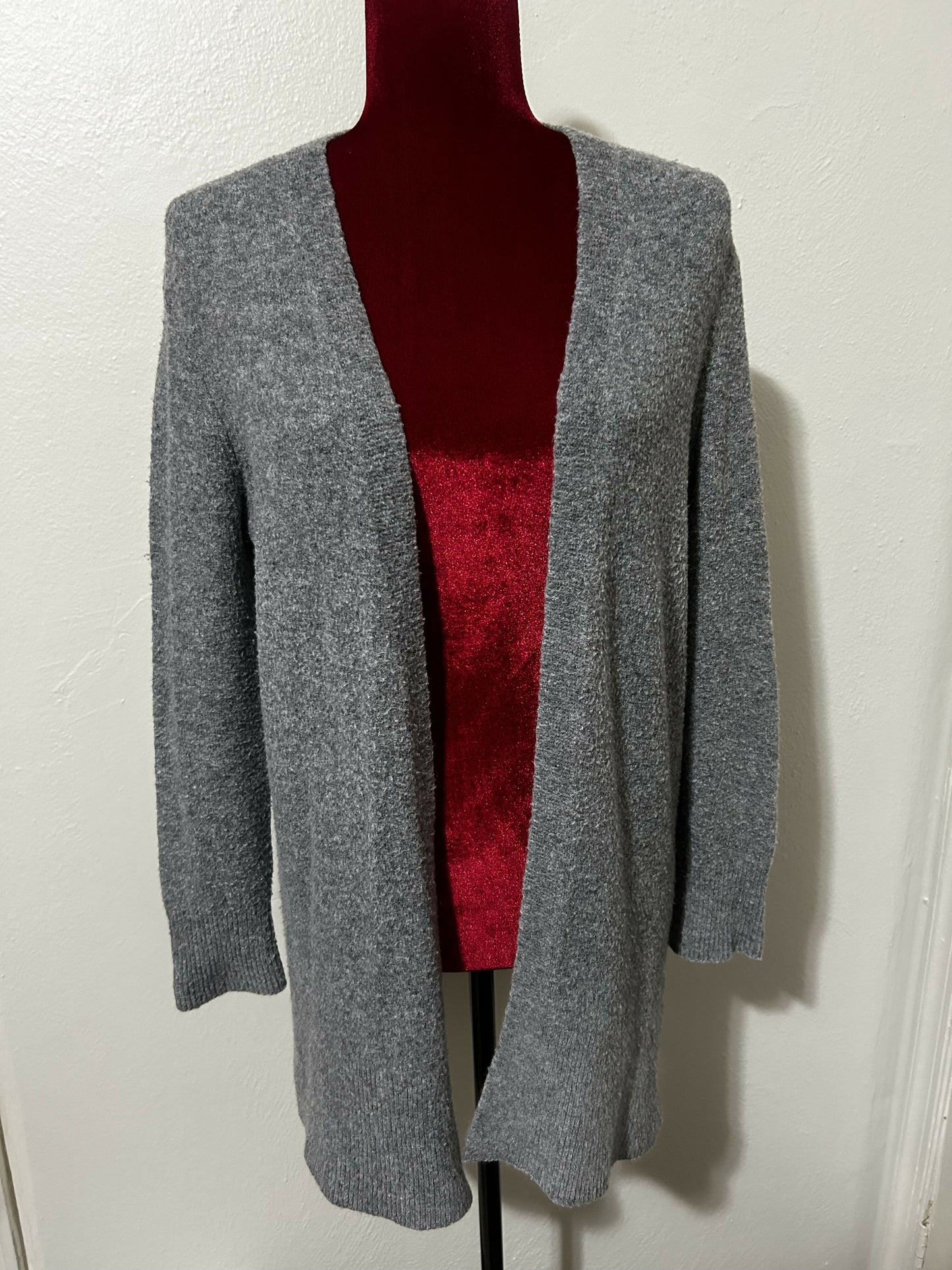 Madewell Long Sleeve Open Front Cardigan - /Gray - XS