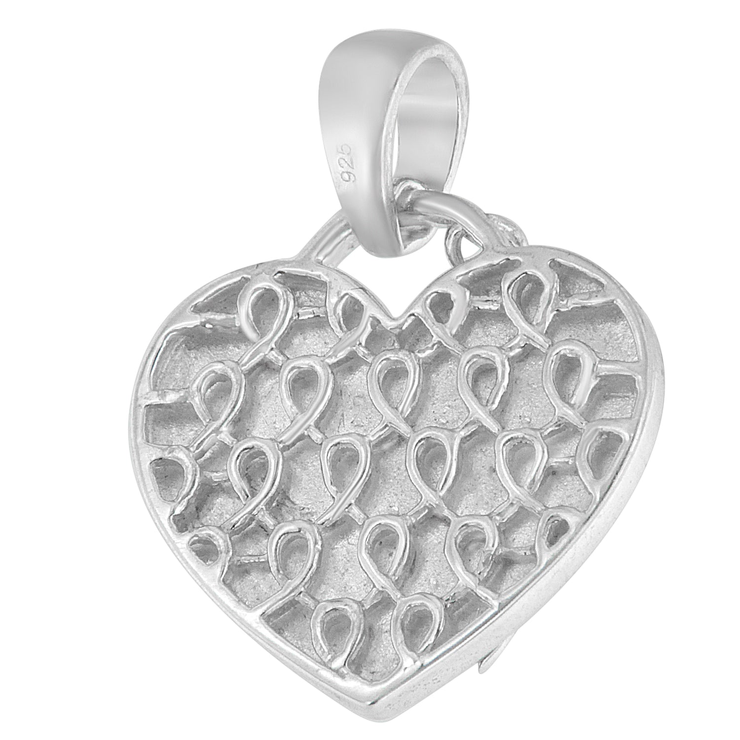 Haus of Brilliance .925 Sterling Silver 1/10 cttw Diamond Heart Pendant Necklace (H-I, I1-I2)