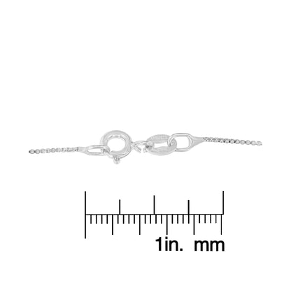 Haus of Brilliance .925 Sterling Silver 1/10 cttw Diamond Heart Pendant Necklace (I-J, I3)