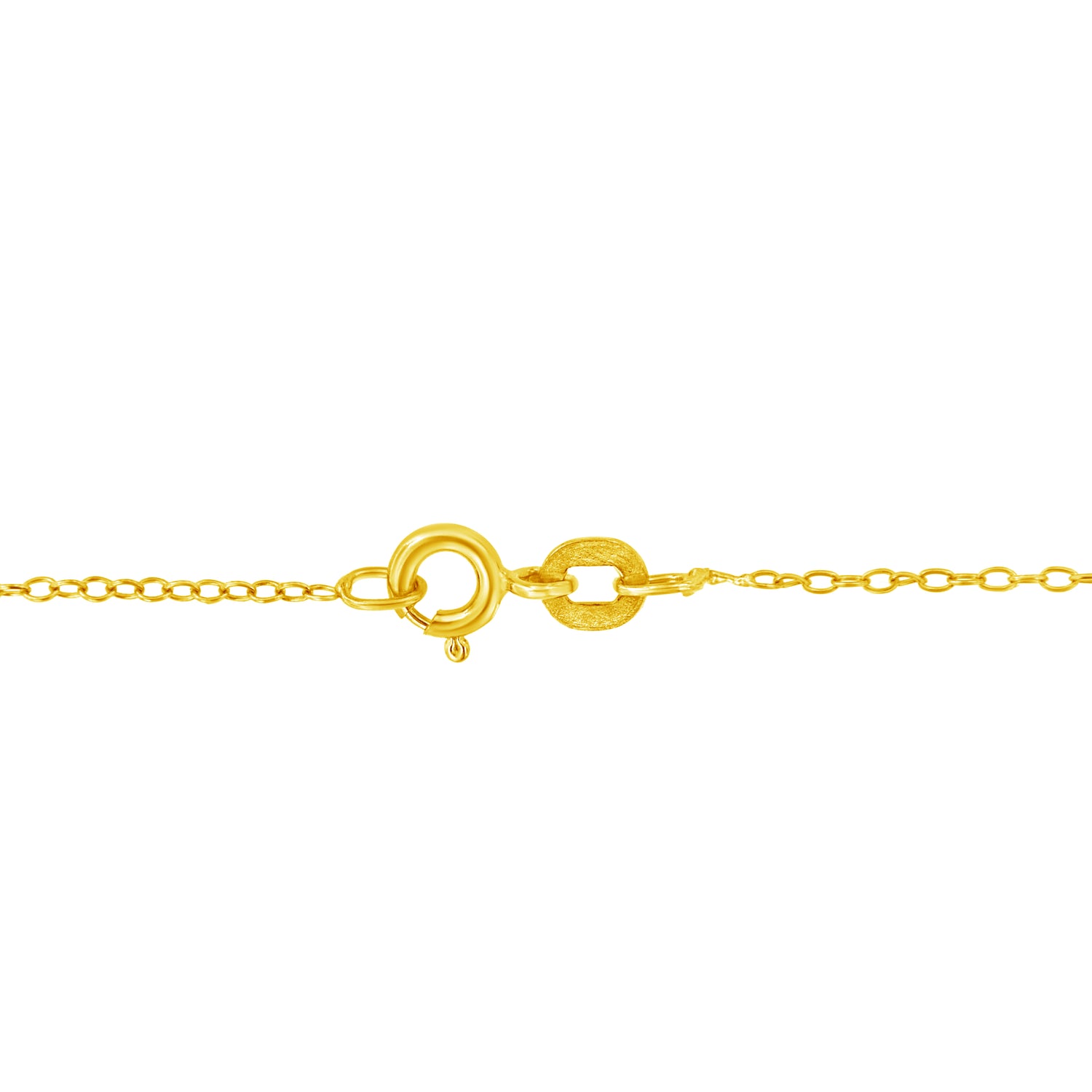 Haus of Brilliance 10K Yellow Gold Plated .925 Sterling Silver Diamond Accent Cross Ribbon 18&quot; Pendant Necklace (I-J Color, I2-I3 Clarity)