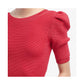 Cushnie  Cropped Pleated Knit Top - /Pink - XL