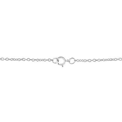 Haus of Brilliance .925 Sterling Silver Diamond Accent Scorpio Zodiac Key 18&quot; Pendant Necklace (K-L Color, I1-I2 Clarity)