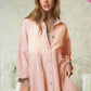 Davi & Dani Baby Pink Button Down Mini / XL