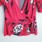 Yumi Kim Half Sleeve Paige Wrap Blouse - Floral - Red Multi/Floral Tango Red - XS