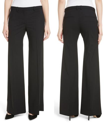 Theory Full Length Flare Career Pant - Black - 8